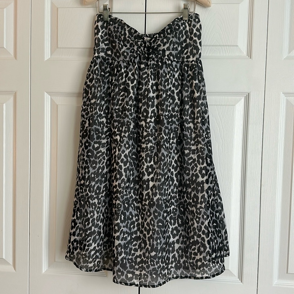 Joie animal print dress size S
